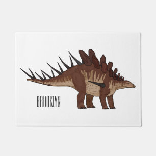 Felpudo Ilustracion personalizado de Kentrosaurus