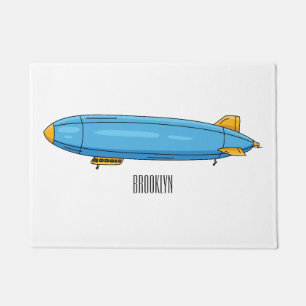 Felpudo Ilustracion personalizado de la aeronave