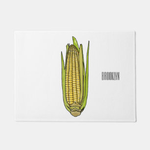 Felpudo Ilustracion personalizado de maíz