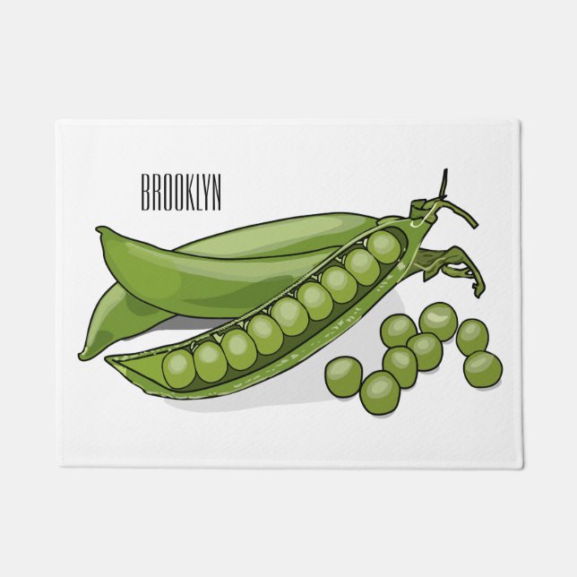 Felpudo Ilustracion personalizado de Pea (Anverso)