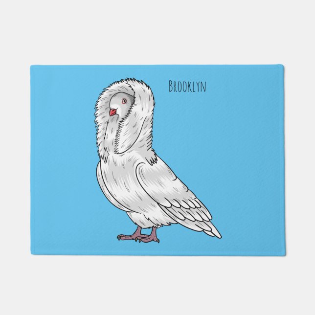 Felpudo Ilustracion personalizado de pichón de Jacobin (Anverso)