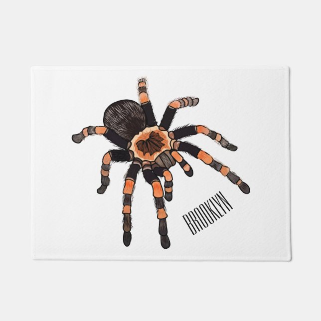 Felpudo Ilustracion personalizado de Tarantula (Anverso)