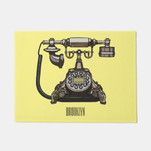 Felpudo Ilustracion personalizado de teléfono