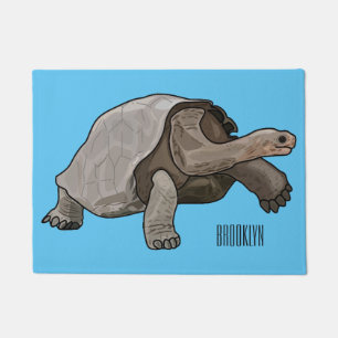 Felpudo Ilustracion personalizado de tortugas de Galápagos