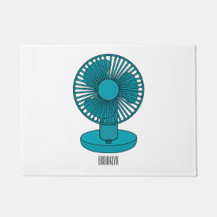 Felpudo Ilustracion personalizado de ventilador