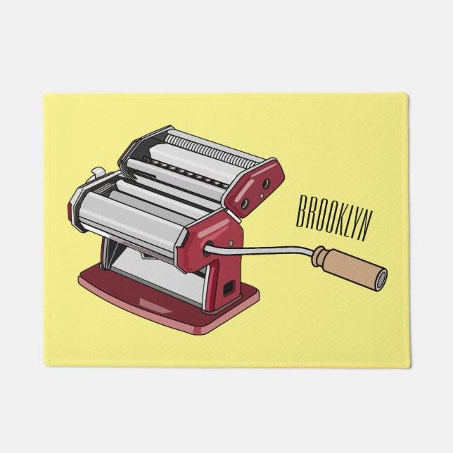 Felpudo Ilustracion personalizado fabricante de pasta (Anverso)