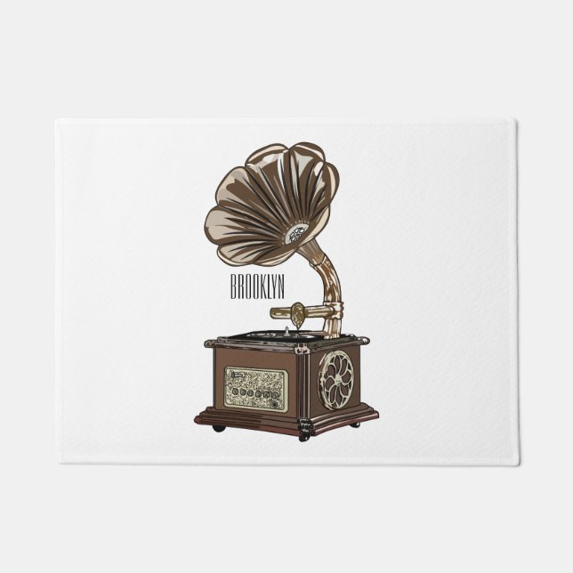 Felpudo Ilustracion personalizado girable (Anverso)