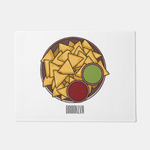 Felpudo Ilustracion personalizado Nachos