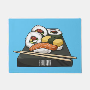 Felpudo Ilustracion personalizado Sushi