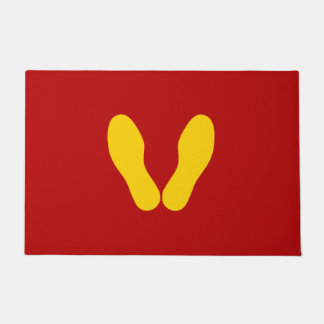 FELPUDO IMÁGENES AMARILLAS EN ROJO