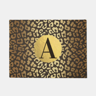 Felpudo Impresión de piel de animal guepardo leopardo glam