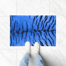 Impresión de piel de tigre azul del desierto