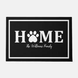 Felpudo Impresión de tracción de gatos de corazón - HOME -