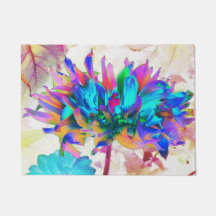 Impresionante acuarela Cactus Arcoiris Dahlia