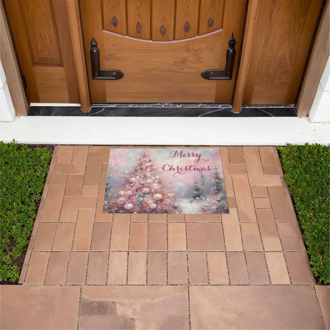 Felpudo Impresionante árbol de Navidad (Exterior)