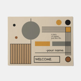 Felpudo Impresionante perfección para intelectuales, Bauha