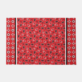 Felpudo Impresiones Red Bandana Boho