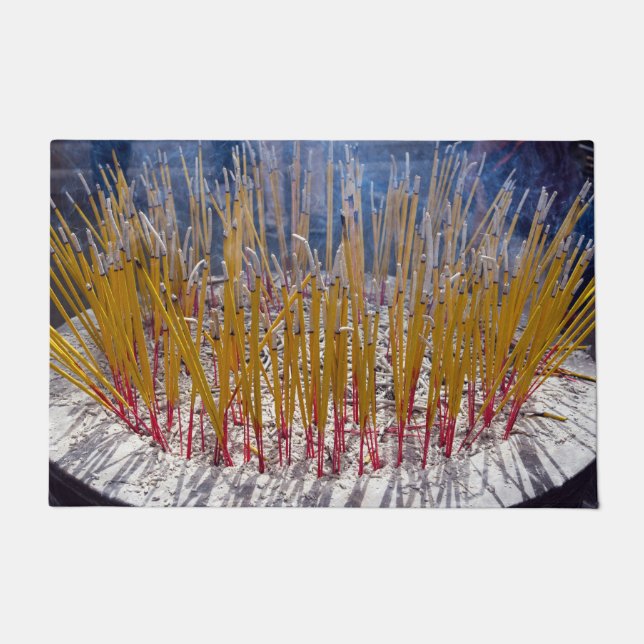 Felpudo Incendio en un templo - Zhongdian, Yunnan, China (Anverso)