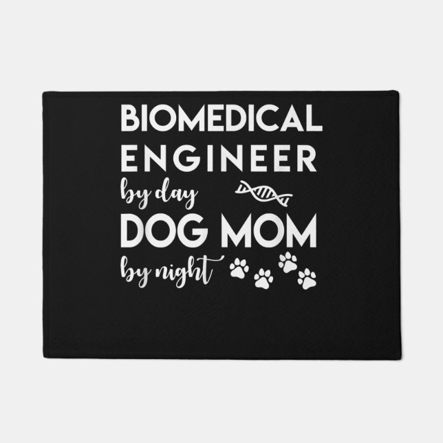 Felpudo Ingeniero biomédico Perro Mamá Perro Ingeniero de  (Anverso)