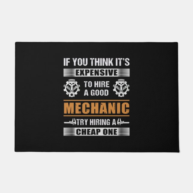 Felpudo Ingeniero Contratación Un Buen Ingeniero Mecánico (Anverso)