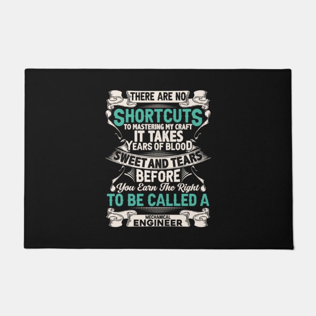 Felpudo Ingeniero Mecánico (Anverso)