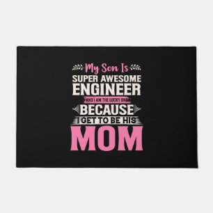 Felpudo Ingeniero Mi Hijo Es Un Ingeniero Super Genial