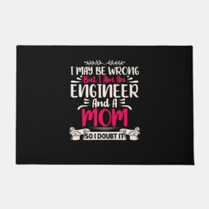Felpudo Ingeniero, Soy Ingeniero Y Mamá
