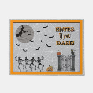 Felpudo ¡Ingresa Si Te Atreves! Halloween fantasmal