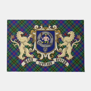Felpudo Insignia de clan maderero y tartán