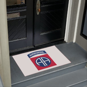 Felpudo Insignia de la 82ª División Aerotransportada Veter