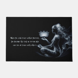 Felpudo Instructor de Yoga Lotus Meditation Pose GIGHT Mis