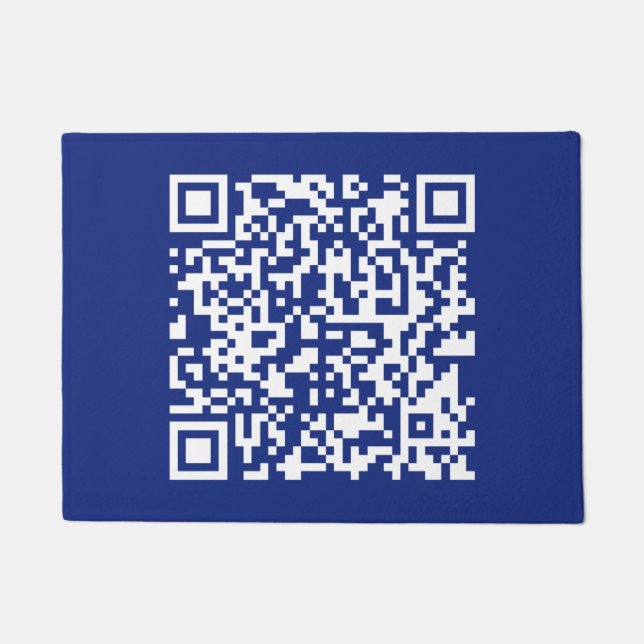 Felpudo Introducir URL de código QR generado instantáneame (Anverso)