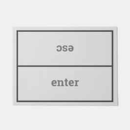 Felpudo Introduzca Esc | Teclas de computadora gris claro