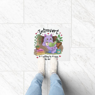 Felpudo Introvertido pero dispuesto a hablar de libros y g
