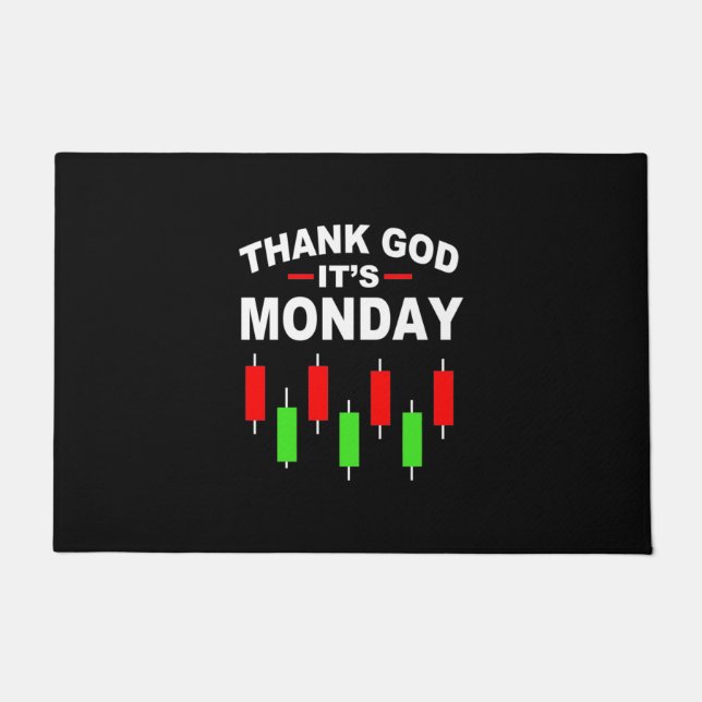 Felpudo Inversor Gracias A Dios Es Lunes (Anverso)