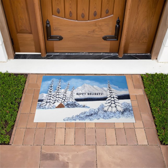 Felpudo Invierno nevado (Exterior)