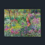 Felpudo Iris Garden at Giverny Monet Bella Artes<br><div class="desc">El Jardín Iris de Giverny,  Claude Monet 1899-1900. Óleo sobre lienzo.</div>