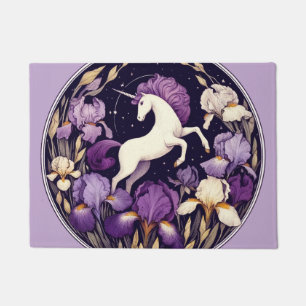 Felpudo Iris Unicornio morado de Unicornio de Unicornios I