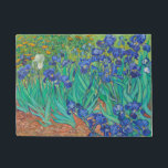 Felpudo Irises Vincent van Gogh<br><div class="desc">Irises Vincent van Gogh</div>