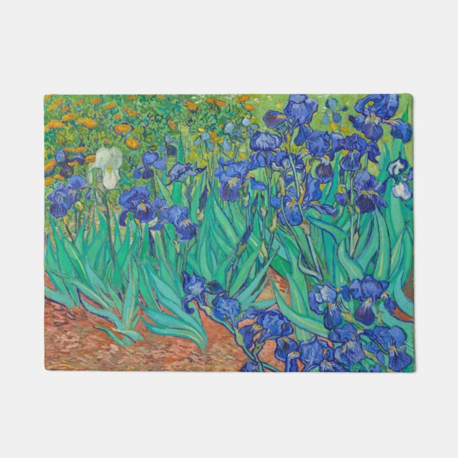 Felpudo Irises Vincent van Gogh (Anverso)