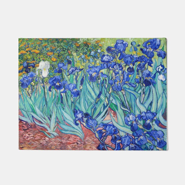Felpudo Irises Vincent van Gogh (Anverso)