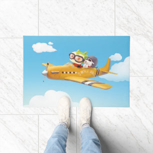 Felpudo Iron T y Smile Pup: Aventura de Alto Vuelo