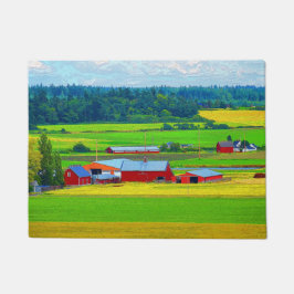Felpudo Isla Whidbey Red Barn Doormat