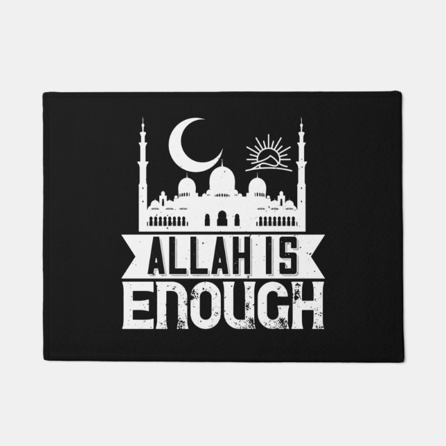 Felpudo Islam - Allah Is Enough (Anverso)