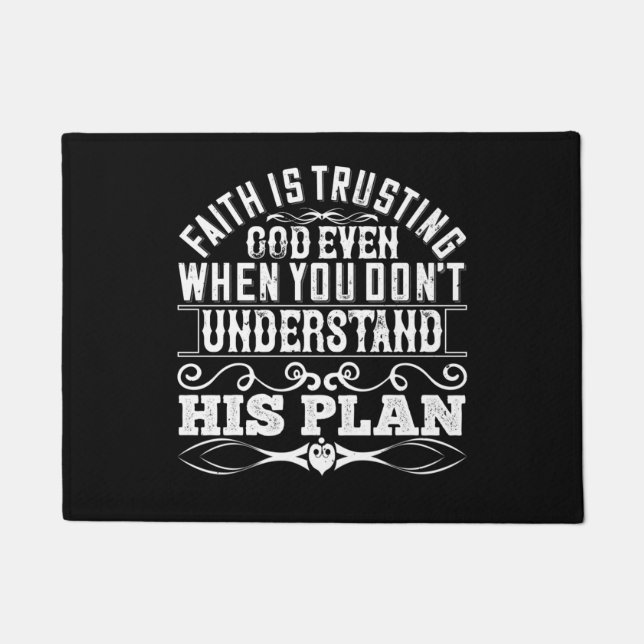 Felpudo Islam - Faith Is Trusting God (Anverso)