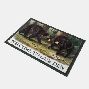 Felpudo J.W. Audubon - Oso Negro Ursus Americanus