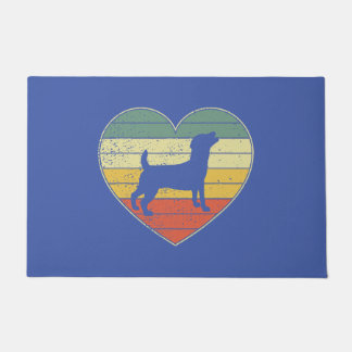 Felpudo jack russell terrier perro día de San Valentín de 