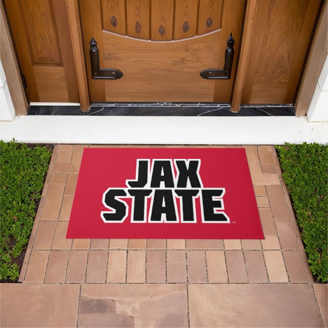 Felpudo Jacksonville State University JAX STATE Bold Texto (Exterior)