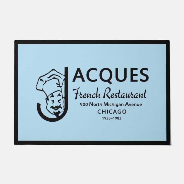 Felpudo Jacques French Restaurant, Chicago, Illinois (Anverso)
