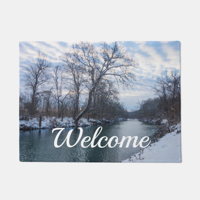 Felpudo James River Winter Welcome Doormat (Anverso)